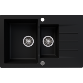 Zlew KERNAU KGSA 6079 1,5B1D Deep Black