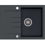 Zlew KERNAU KGSV 4565A 1B1D Black Metallic