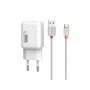 Ładowarka sieciowa SOMOSTEL 2xUSB + kabel microUSB