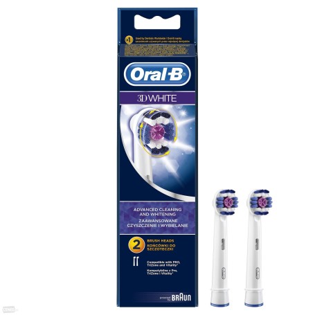 BRAUN ORAL-B końcówki do szczoteczek EB18-2 3D