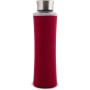 Szklana butelka na napoje 550 ml. ECO LAMART LT9029 czerwona