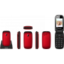 Telefon MAXCOM MM816 klapka czerwony