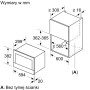 BOSCH-kuchenka mikrofalowa do zabudowy BFL634GS1