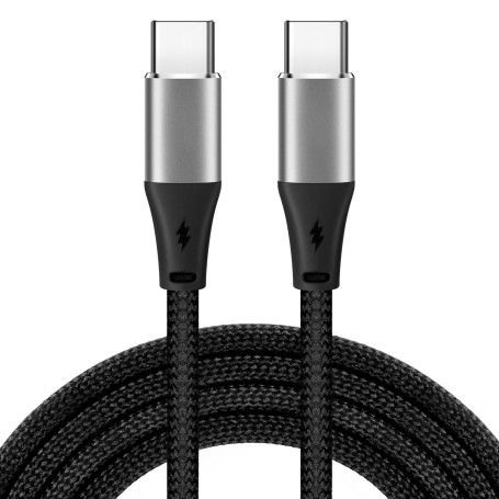 Przyłącze iBOX IKUTCB2  USB typ C xUSB typ C  2m czarne