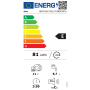 BEKO zmywarka BDFS 26123 XQ 45cm INOX