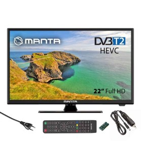 MANTA telewizor led 22" 22LFN123D 12/230V