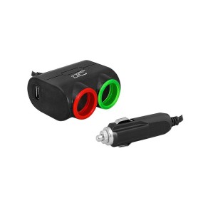 Rozgałęźnik zapalniczki LTC LXAS10   wtyk - 2 gniazda CAR + Gniazdo USB