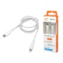 Przyłącze USB typ C -Iphone 1m biały LX8581  1m ( 8 PIN )