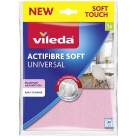VILEDA ściereczka okienna Actifibre SOFT  Różowa 1 sztuka