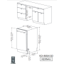 KERNAU zmywarka KDI 4854 SD zintegrowana 45cm