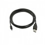 Przyłącze USB x microUSB  1,8m czarny