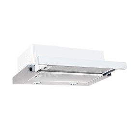 Toflesz okap OK-5 VEGA-GLASS 50cm białe szkło teleskopowy