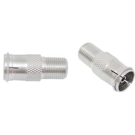 Przejście gniazdo F x gniazdo antenowe TV  HQ    