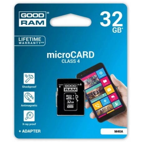 Karta pamięci SD micro 32GB GOODRAM 2w1+adapter