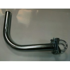 S uchwyt mocujący do muru balkonowy 40cm czołowy