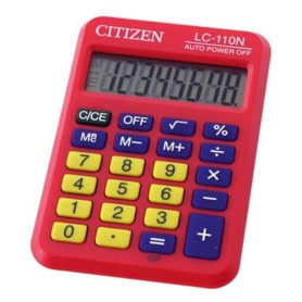 CITIZEN kalkulator LC-110NRD czerwony