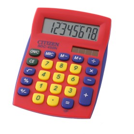 CITIZEN kalkulator SDC450NRD czerwony