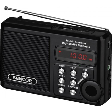 SENCOR radio  SRD 215 B czarne