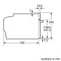 BOSCH-kuchenka mikrofalowa do zabudowy CFA 634GS1