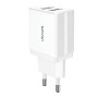 Ładowarka sieciowa USAMS 2xUSB T24 2,1A Biała USA001084