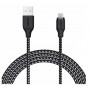 Przyłącze AUKEY USB x microUSB  2m CB-AM2 szybkie czarne