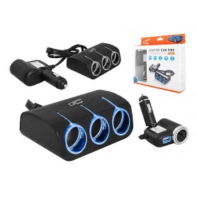 Rozgałęźnik zapalniczki LTC LXAS4   wtyk - 3 gniazda CAR + Gniazdo USB