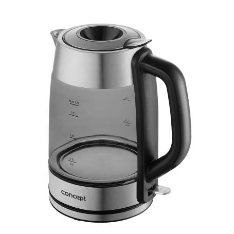 CONCEPT czajnik RK-4095 szklany inox 1,7 L