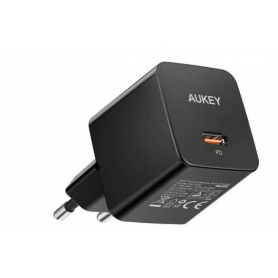 AUKEY PA-Y20S Black Mini  ładowarka sieciowa 1xUSB-C 20W PD Power Delivery