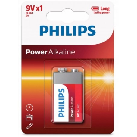 Bateria PHILIPS 9V  6F22 Alkaiczna