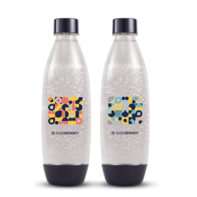 SodaStream butelki 2-sztuki Fuse Bubble Mosaic (Mozaika)