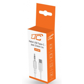 Kabel USB Type-C - Mini Jack 3,5mm 1m LXTY610