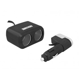 Rozgałęźnik zapalniczki LX402V Wtyk - 2 Gniazda + Gniazdo USB