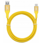 Przyłącze USB x USB typ C 2m TB PREMIUM 3A żółty TPE
