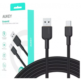 Przyłącze AUKEY USB xUSB typ C 1,8m CB-NAC2 szybkie nylonowe