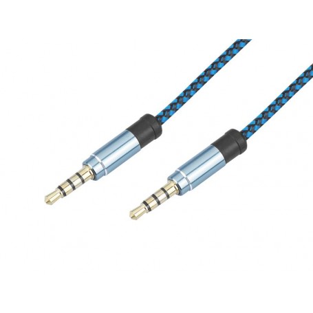 Przyłącze Jack x  Jack 3,5mm męski/męski Mocny Oplot  1,5m
