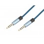 Przyłącze Jack x  Jack 3,5mm męski/męski Mocny Oplot  1,5m