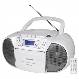 Sencor radiomagnetofon SPT 3907 W Bluetooth Biały