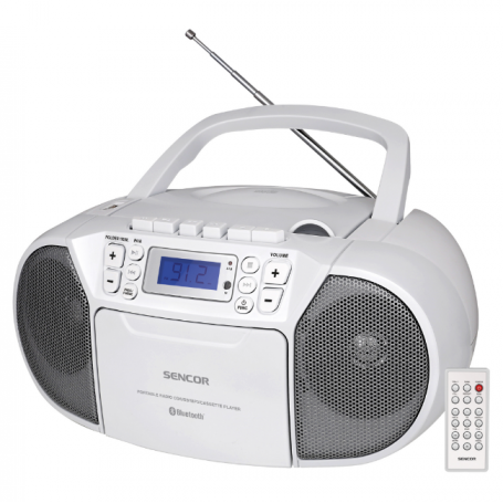 Sencor radiomagnetofon SPT 3907 W Bluetooth Biały