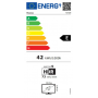 Hisense telewizor led 43" 43A6N 4K smart