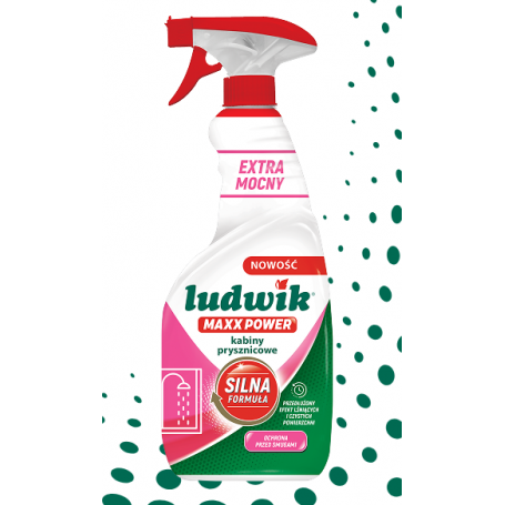 LUDWIK płyn do mycia kabin prysznicowych MaxxPower 600 ml