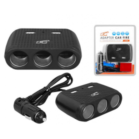 Rozgałęźnik zapalniczki LXAS7C LTC wtyk - 3 gniazda