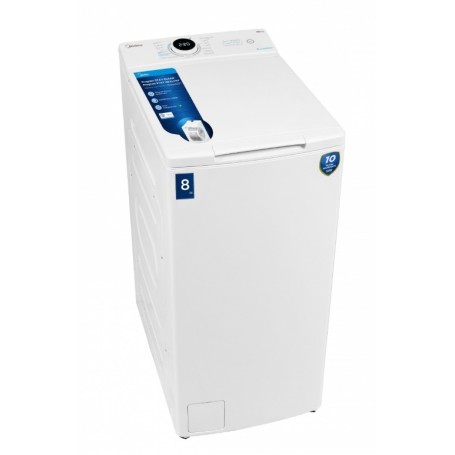 MIDEA pralka MF100T80B/W-PL  od góry ładowana