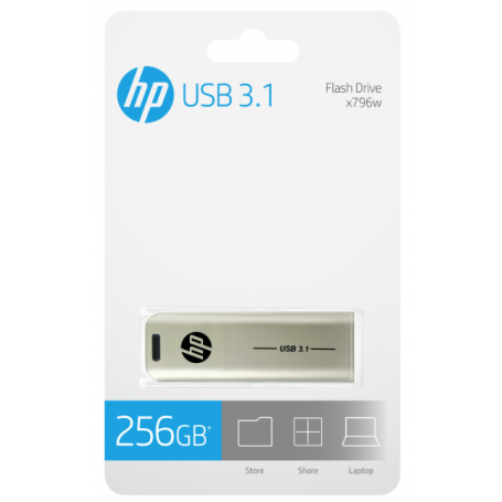 Pendrive HP 256GB USB 3.1 HPFD796L-256