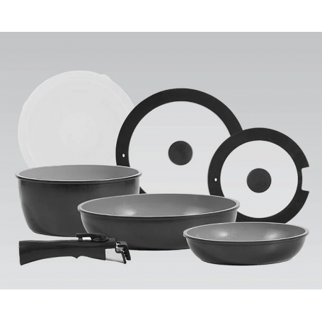 Zestaw patelni Maestro MR-4800-7 zdejmowana rączka