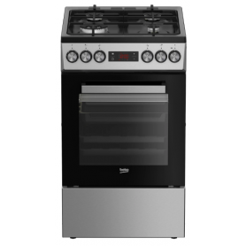 BEKO kuchnia FSM 51332 DXDT WOK inox gazowo-elektryczna