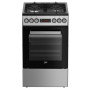 BEKO kuchnia FSM 51332 DXDT WOK inox gazowo-elektryczna