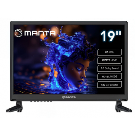 MANTA telewizor led 19" MATV001LHN19 19” LED HD Ready