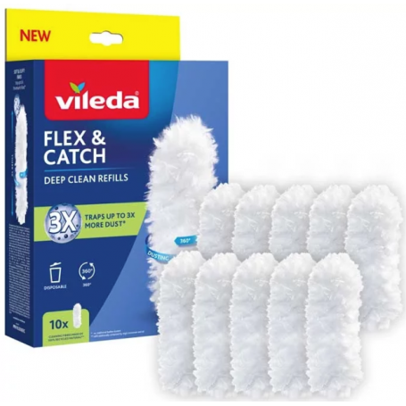 VILEDA Wkłady do miotełki do kurzu Flex&Catch 10 sztuk